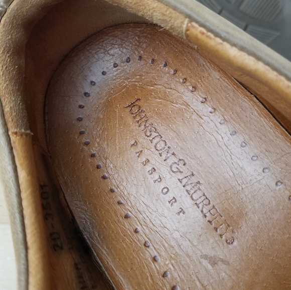 Johnston & Murphy Tan Oxfords - Picture 4 of 12